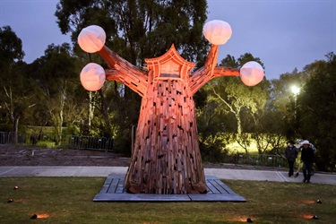 Djerriwarrh Festival Bonfire